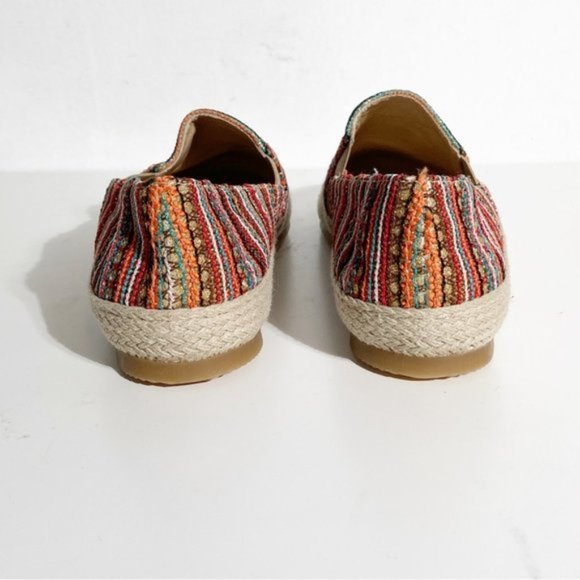 New Ron White Delilah Espadrille Loafer Multi Stripe Size 41 - Picture 4 of 6